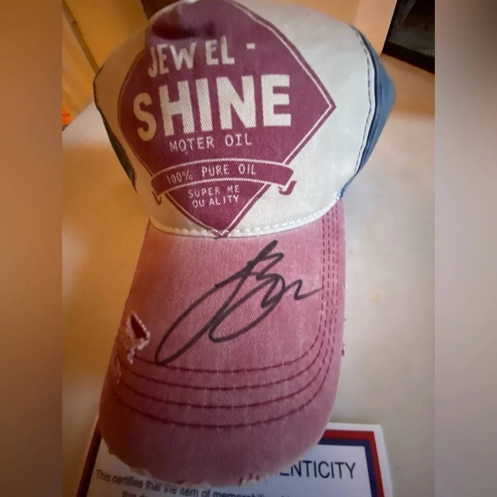 Luke Bryan autographed baseball hat